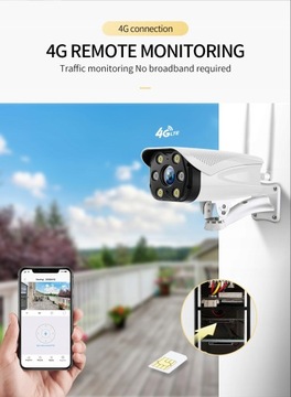 LTE IP КАМЕРА 3G 4G CAM SIM ВНЕШНЯЯ GSM 3Mpx