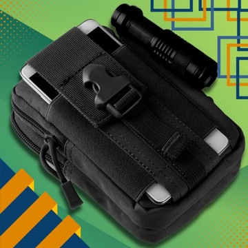 ТАКТИЧЕСКАЯ ВОЕННАЯ НАСТЕННАЯ СУМКА, ПРОЧНЫЙ КАРМАН НА ПОЯСЕ