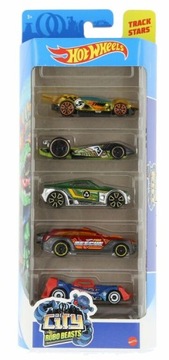 HOT WHEELS ZESTAW 5-PAK CITY VS ROBO BEASTS GHP63