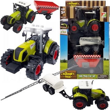 ZESTAW MAŁEGO ROLNIKA Farmera Ciągnik Traktor Maszyny rolnicze