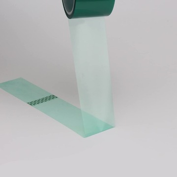 ЛЕНТА ВЫСОКОТЕМПЕРАТУРНАЯ 30х66М ДЛЯ ПОРОШКОВОЙ ПОКРЫТИЯ, ЗЕЛЕНАЯ ТЕРМАЛЬНАЯ