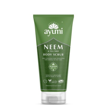 Ayumi Neem & Tea Tree Body Scrub - oczyszczają