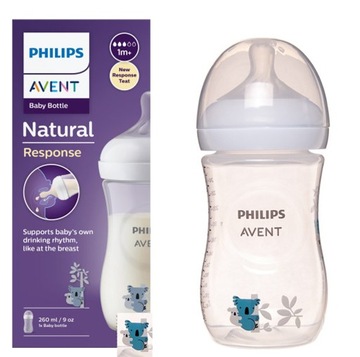 AVENT SCY903/67 Бутылка Responsive Natural декор 260 мл