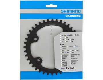 Zębatka tarcza Gravel Shimano GRX FC-RX600 40T 11s WROCŁAW