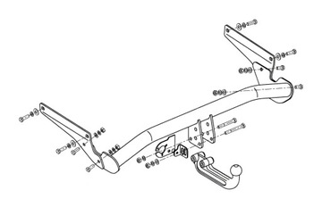 NOVÝ ZAŘÍZENÍ(HÁK) TÁŽNÝ DO MAZDA CX5 KE SUV 04.2012-2017 240502 HÁČEK 2100 KG