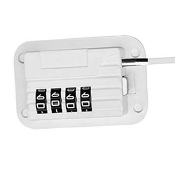 Blokada lodówki, wytrzymała 4-cyfrowa blokada kablowa, zabezpieczenie przed