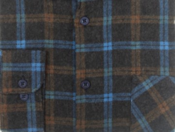 МУЖСКАЯ ФЛАНЕЛЕВАЯ РУБАШКА В КЛЕТКУ L F69