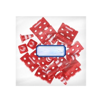 НАБОР ИГРУШЕК МАЛЕНЬКИХ ЛОШАДЕЙ И ДОРОЖНЫХ ЗАБОРОВ, 24 ШТ.