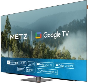 OLED-телевизор METZ 65 ДЮЙМОВ GOOGLE SMART TV 120 Гц HDR10+ DOLBY VISION IQ