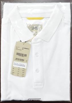 CAMEL ACTIVE koszulka polo t-shirt biała L Biały