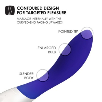 Стимулятор точки G Вибратор Lelo Mona Wave Midnight Blue 10 режимов