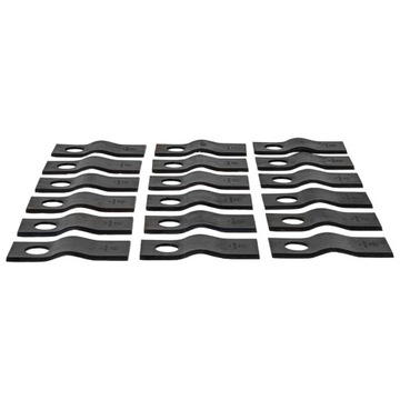 ПРОЧНЫЙ НОЖ ДЛЯ РОТАЦИОННОЙ КОСИЛКИ CZECH R3 GERLACH, ИЗОГНУТЫЙ, 18 ШТ.