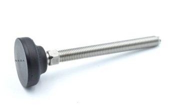 ПОВОРОТНАЯ НОЖКА FI40 M10x100 ПОЛИАМИД/INOX 1000 кг PL
