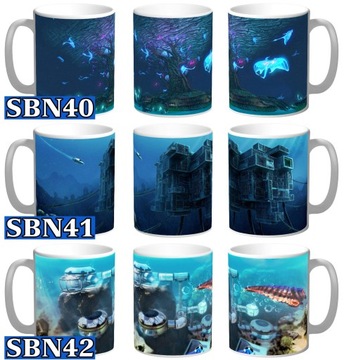 КРУЖКА Subnautica в подарок + ИМЯ И БЕСПЛАТНАЯ КАРТОННАЯ ИГРА «ПОДВОДНЫЙ МИР», 330 МЛ