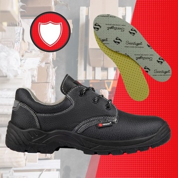 ЗАЩИТНАЯ РАБОЧАЯ ОБУВЬ ИЗ КОЖИ STARK РАЗМЕР S1P. 42 + ВСТАВКА