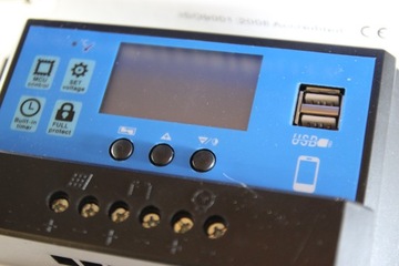 РЕГУЛЯТОР СОЛНЕЧНОЙ ЗАРЯДКИ PWM LCD USB 12/24В 10А Премиум БЕЗОПАСНО!