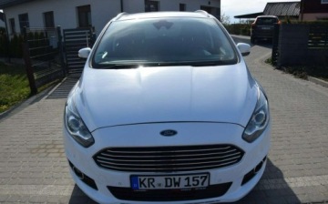 Ford S-Max II Van 2.0 TDCi 150KM 2016 Ford S-Max 2.0D Led Navi Nowy Rozrzad 7-Osobowy Sam Parkuje Sprowadzony, zdjęcie 4