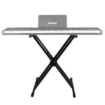 ПОДСТАВКА-ШТАТИВ ДЛЯ КЛАВИАТУРЫ ОРГАННЫЕ КЛАВИШИ ПИАНО УСИЛЕННЫЙ ДВОЙНОЙ