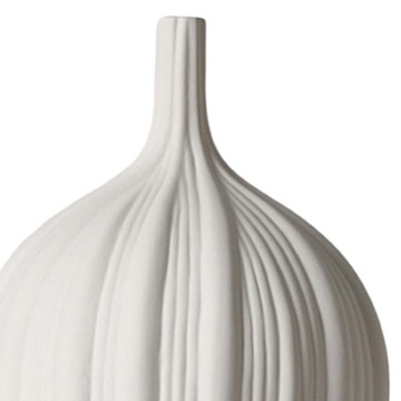 Керамическая ваза для цветов. Настольное украшение. Элегантное украшение для входного стола, 25х17см.