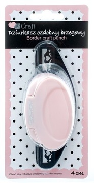 DZIURKACZ OZDOBNY BRZEGOWY dpCraft 4cm serca serduszka scrapbooking serce