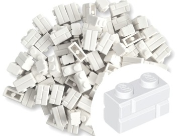 LEGO 98283 Cegła 1x2 Cegiełka Biały White 20szt
