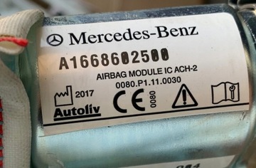 MERCEDES GLE W166 166 SUV ZÁVĚS AIRBAG SADA 2KS L+P NIEWYSTRZELONE2017