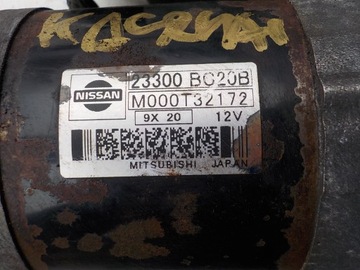 NISSAN QASHQAI I J10 1.6 16V HR16DE STARTÉR 23300-BC20B
