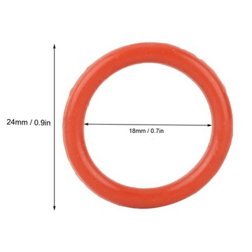 PIERŚCIENIE SILIKONOWYCH 24MM 12AX7 12AU7 12AT7 12BH7 EL84