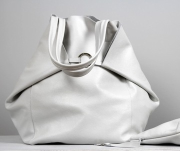 TOREBKA SKÓRZANA SHOPPER BAG 100% SKÓRA NATURALNA