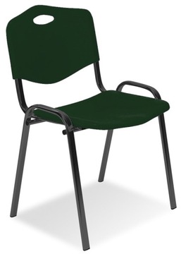 Krzesła Plastikowe Nowy Styl ISO BL CIEMNOZIELONE
