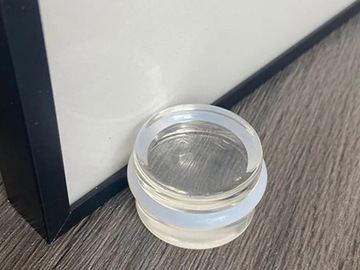 ДВЕРНОЙ СТОП-ЗАМОК ПРОЗРАЧНЫЙ САМОКЛЕЯЩИЙСЯ ЗАПОР x1