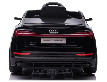 AUDI E-TRON NA AKUMULATOR SKÓRA PILOT S-LINE AUTO 4X4 MIĘKKIE KOŁA EVA