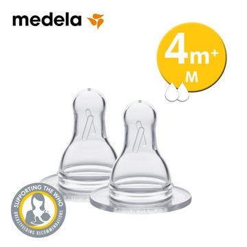 MEDELA Соска для бутылочки М 4м+ 2 шт.