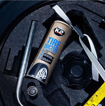 K2 TIRE DOCTOR 500ML СПИРАЛЬНЫЙ ГЕРМЕТИК + КОМПЛЕКТ ДЛЯ РЕМОНТА ШИН КОЛЕСА