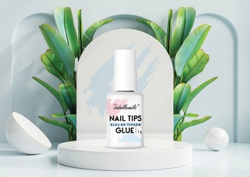 Isabellenails Быстросохнущий, прочный КЛЕЙ ДЛЯ Типсов, декор стразами с помощью кисточки.