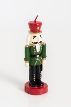 Рождественская свеча-солдатик-щелкунчик