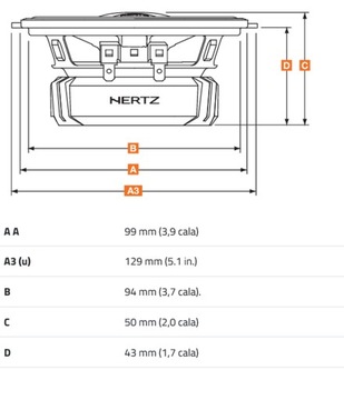 АВТОМОБИЛЬНЫЕ ДИНАМИКИ 10см HERTZ DCX100.3