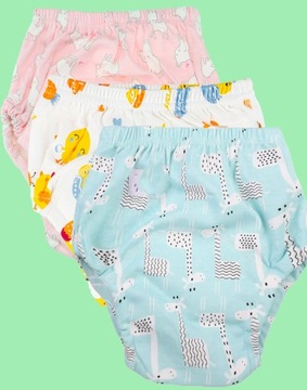 3 ТРЕНИРОВОЧНЫХ БРЮКА ДЛЯ ДЕТЕЙ ВЕСОМ 12–19 КГ, НАБОР ПОДгузников L