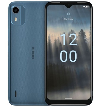 Nokia C12 Dual SIM Dark Cyan 2/64GB IP52 bez SIM LOCK IP52 GRANATOWY Cyan