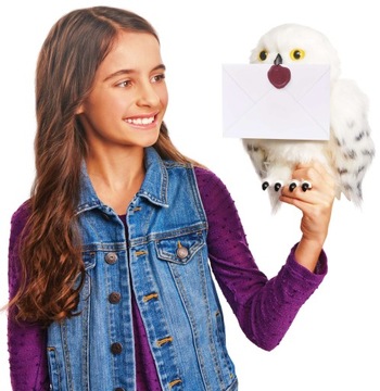 HARRY POTTER HEDWIGA INTERAKTYWNA SOWA Z LISTEM
