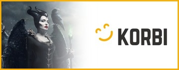 MASKA MALEFICENT CZAROWNICA DIABOLINA ROGI COSPLAY PRZEBRANIE NA HALLOWEEN