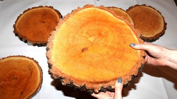 ДЕРЕВЯННЫЙ SLICE, ДИСК ДЛЯ БЕРЕЗОВОЙ ШТАМПЫ, 25-30 СМ, 1 ШТ.
