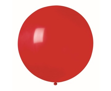 Balon Gigant Kula Pastelowa Czerwony Olbrzymi 80cm