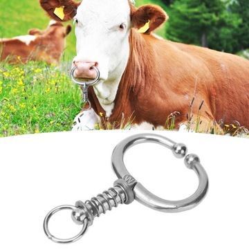 Кольцо в нос для крупного рогатого скота из нержавеющей стали