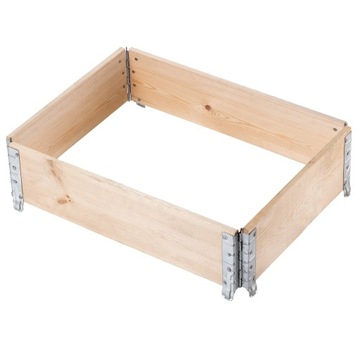 УДЛИНИТЕЛЬ ДЕРЕВЯННОГО ПОДДОНА 80 x 60 см КОНТЕЙНЕР ДЛЯ ПОДДОНОВ САДОВАЯ КРОВАТЬ