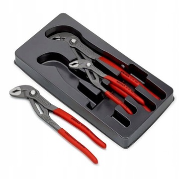 Набор клещей для труб Cobra 180, 250, 300 мм KNIPEX (00 20 09 V02)