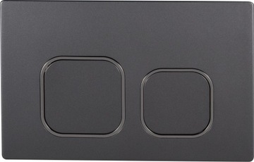 Przycisk Claro gun metal pasuje do stelaża wc GEBERIT Duofix Basic UP100