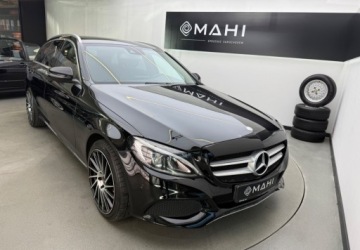 Mercedes Klasa C W205 2016 Mercedes-Benz Klasa C Alu Led Navi Zamiana Raty Gwarancja 2.1 Diesel 136KM