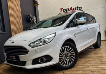Ford S-Max II Van 2.0 EcoBlue 150KM 2019 Ford S-Max II 2.0 TDCI 150KM navi GWARANCJA bezwypadkowy NOWA SKRZYNIA
