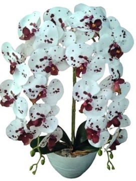 ИСКУССТВЕННАЯ ОРХИДЕЯ подарок искусственные цветы в горшке подарок на женский день